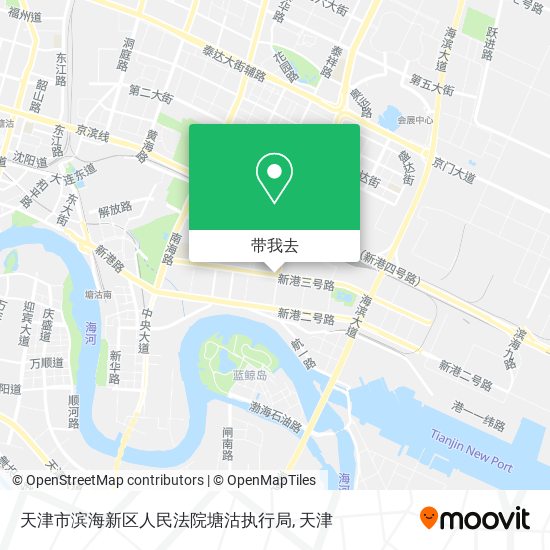 天津市滨海新区人民法院塘沽执行局地图