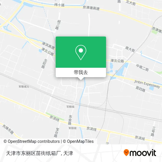 天津市东丽区苗街纸箱厂地图