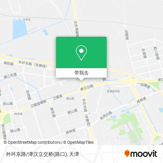 外环东路/津汉立交桥(路口)地图