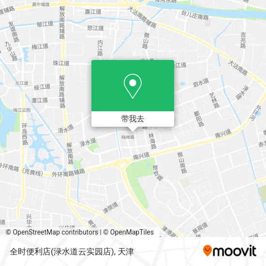 全时便利店(渌水道云实园店)地图