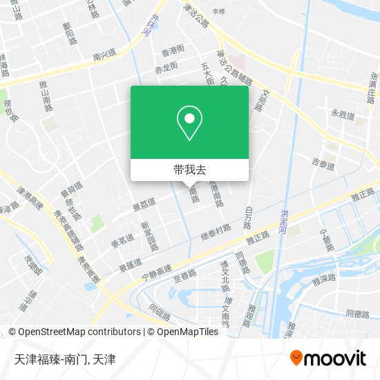 天津福臻-南门地图