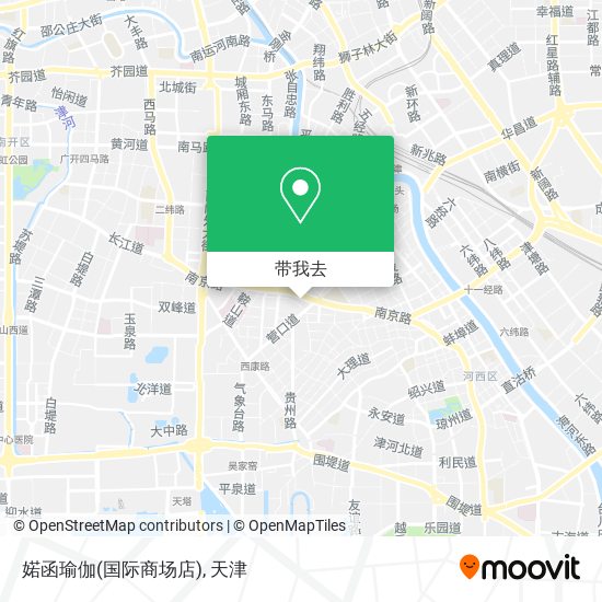 婼函瑜伽(国际商场店)地图