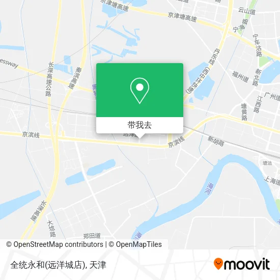 全统永和(远洋城店)地图