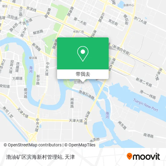 渤油矿区滨海新村管理站地图