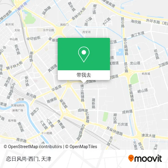 恋日风尚-西门地图