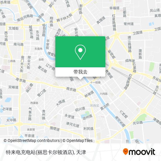 特来电充电站(丽思卡尔顿酒店)地图