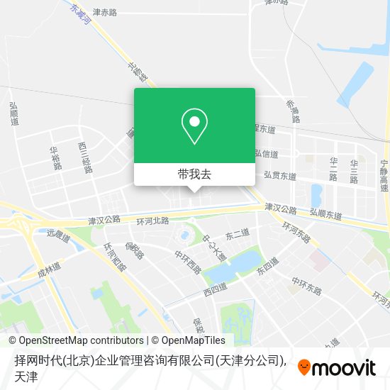 择网时代(北京)企业管理咨询有限公司(天津分公司)地图