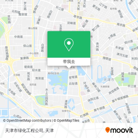 天津市绿化工程公司地图