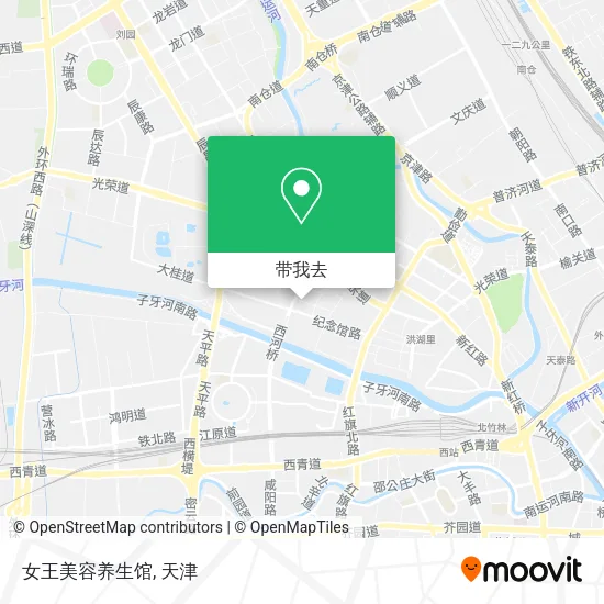 女王美容养生馆地图