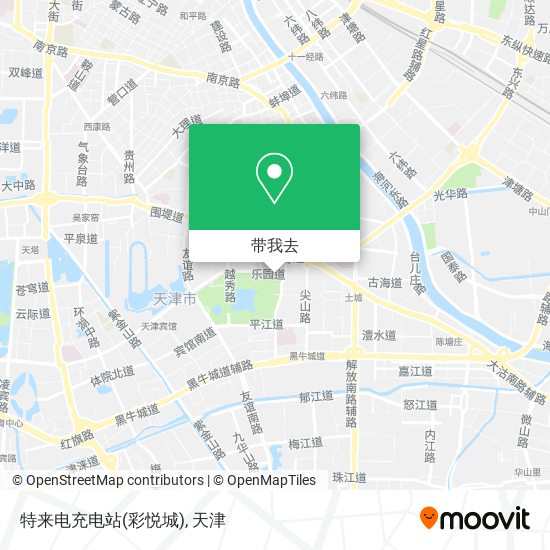 特来电充电站(彩悦城)地图