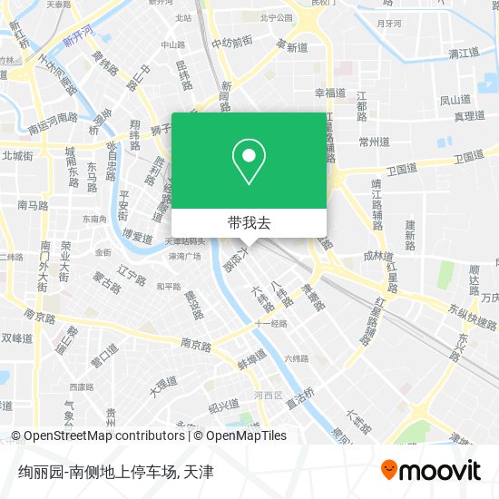 绚丽园-南侧地上停车场地图