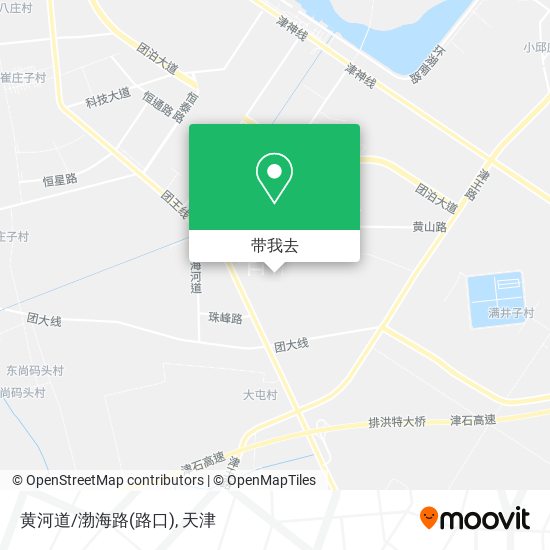 黄河道/渤海路(路口)地图
