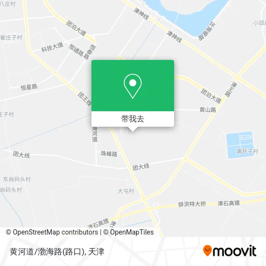黄河道/渤海路(路口)地图