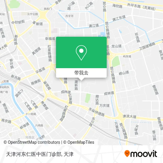 天津河东仁医中医门诊部地图