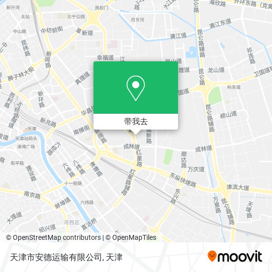 天津市安德运输有限公司地图