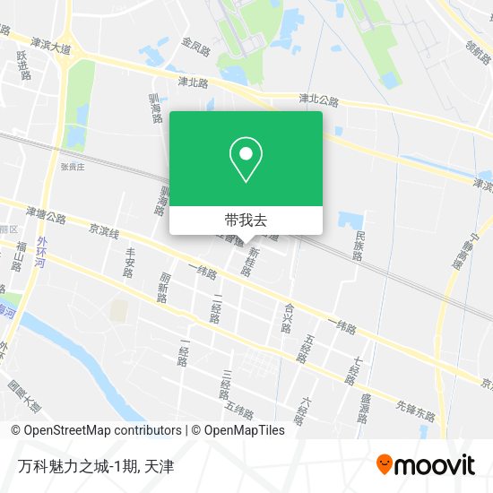 万科魅力之城-1期地图