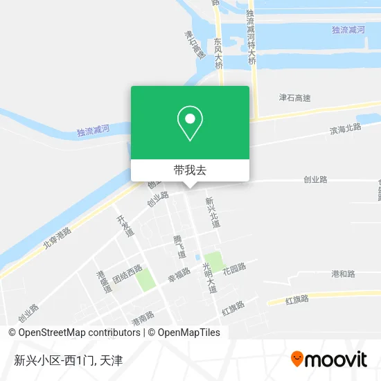 新兴小区-西1门地图