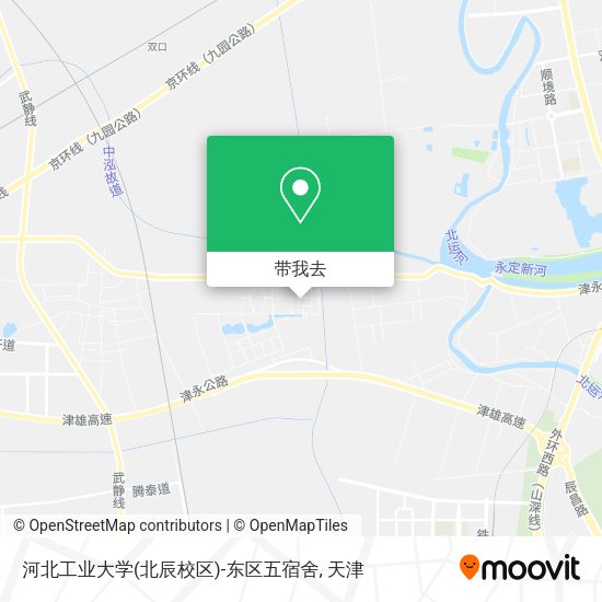 河北工业大学(北辰校区)-东区五宿舍地图
