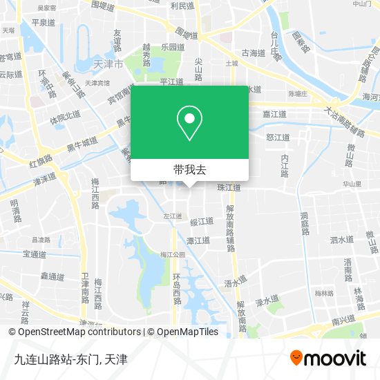 九连山路站-东门地图