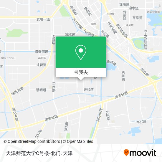 天津师范大学C号楼-北门地图