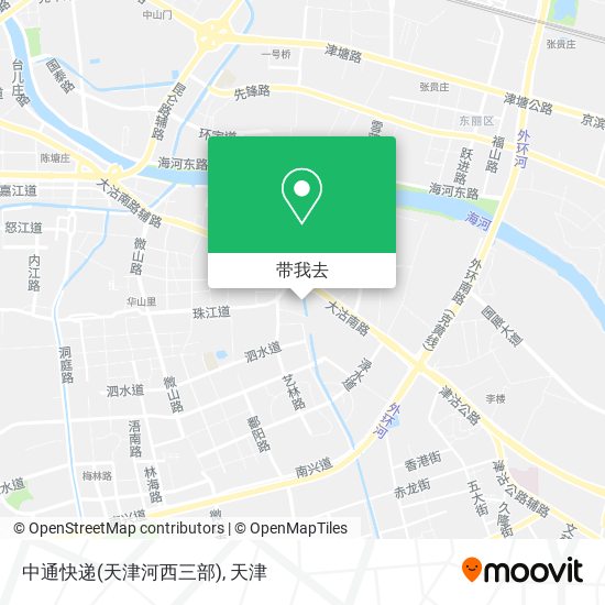 中通快递(天津河西三部)地图