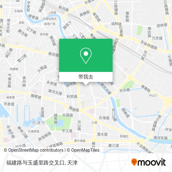 福建路与玉盛里路交叉口地图