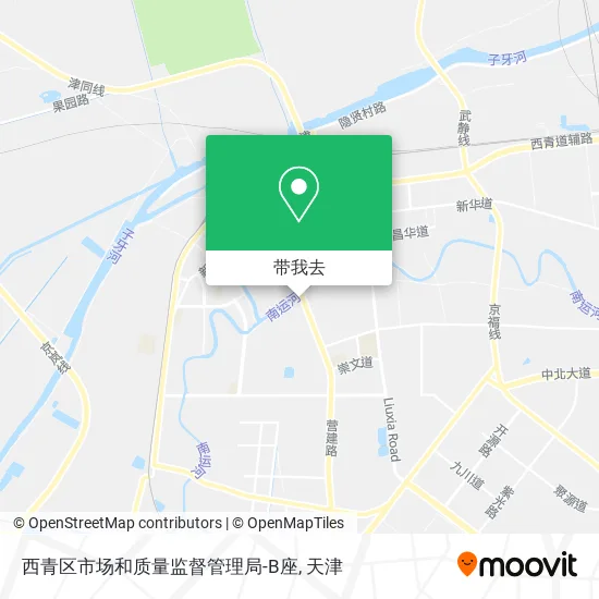 西青区市场和质量监督管理局-B座地图