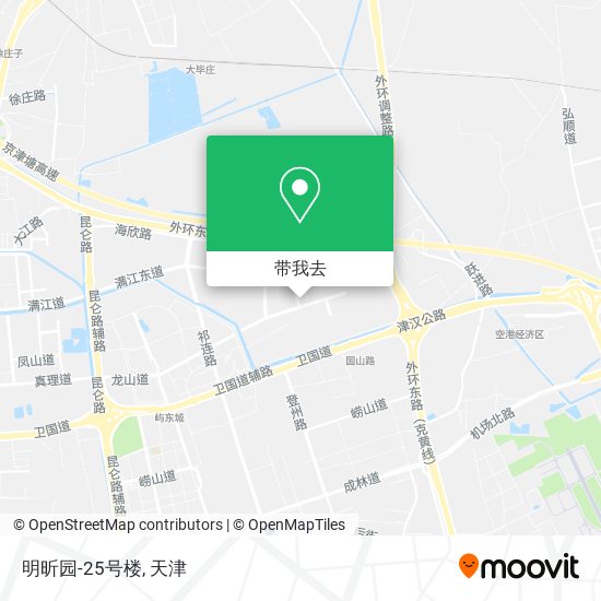 明昕园-25号楼地图