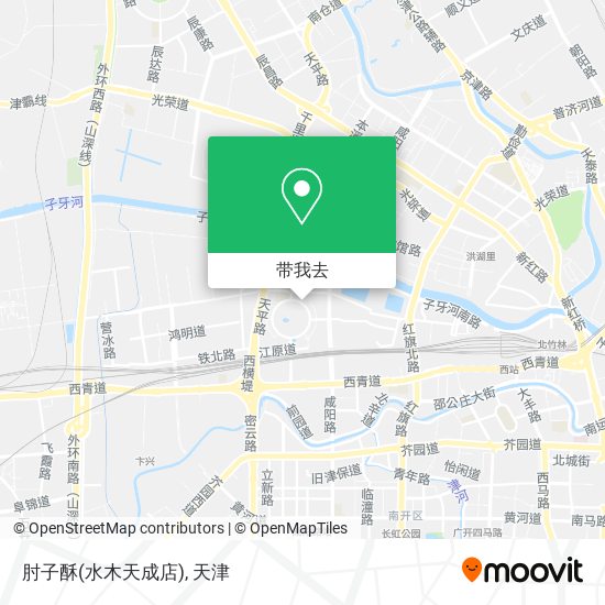 肘子酥(水木天成店)地图