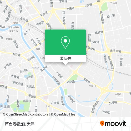芦台春散酒地图