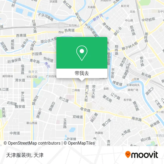 天津服装街地图