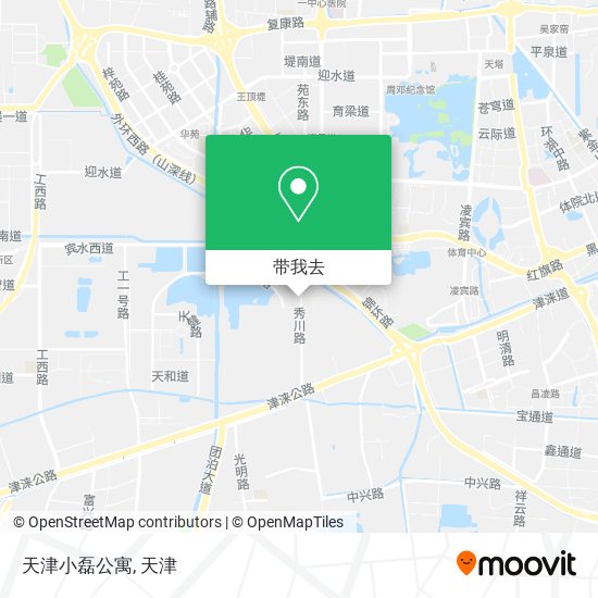 天津小磊公寓地图