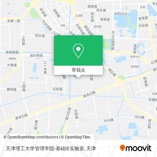 天津理工大学管理学院-基础IE实验室地图