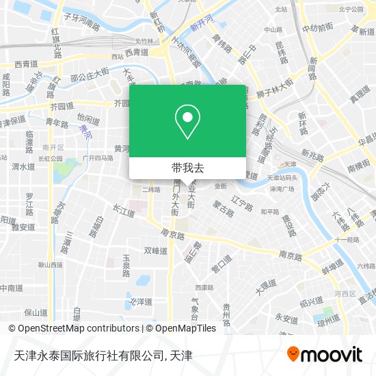 天津永泰国际旅行社有限公司地图