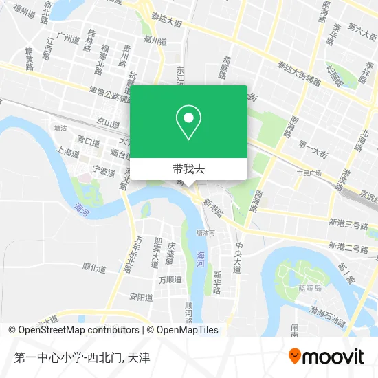 第一中心小学-西北门地图