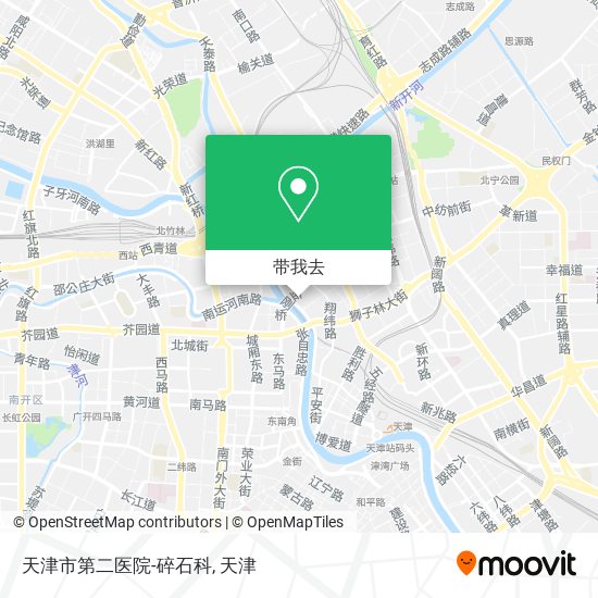 天津市第二医院-碎石科地图