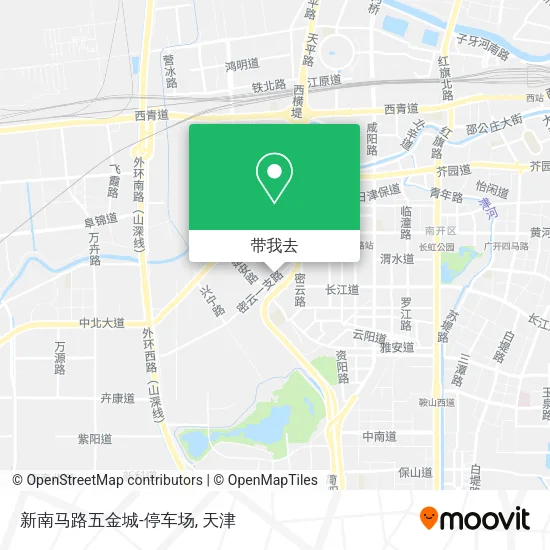 新南马路五金城-停车场地图