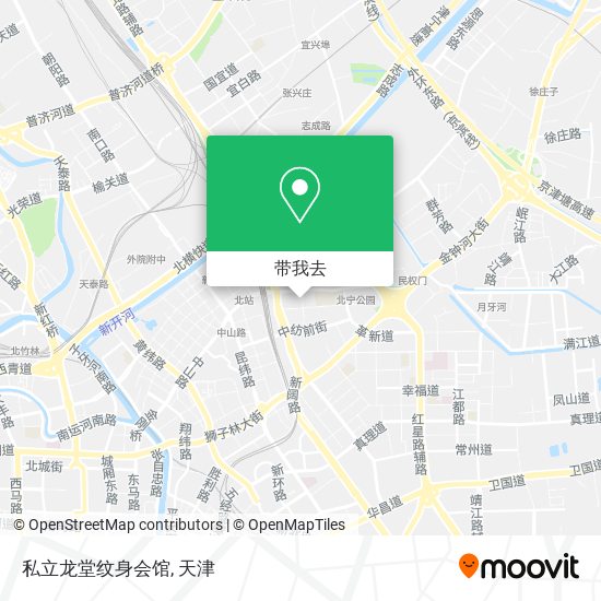 私立龙堂纹身会馆地图