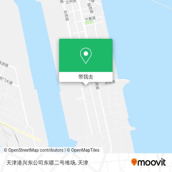天津港兴东公司东疆二号堆场地图