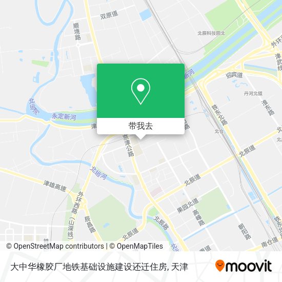 大中华橡胶厂地铁基础设施建设还迁住房地图