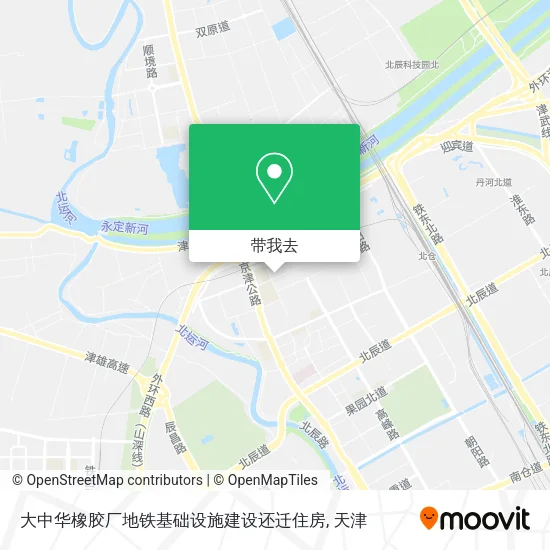 大中华橡胶厂地铁基础设施建设还迁住房地图