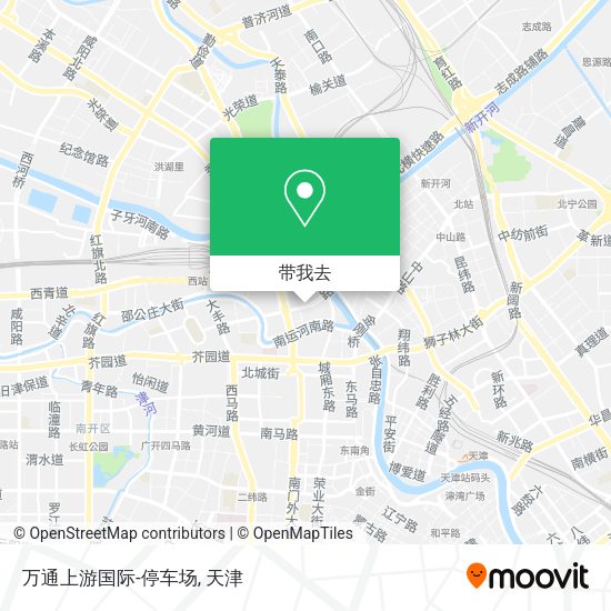 万通上游国际-停车场地图