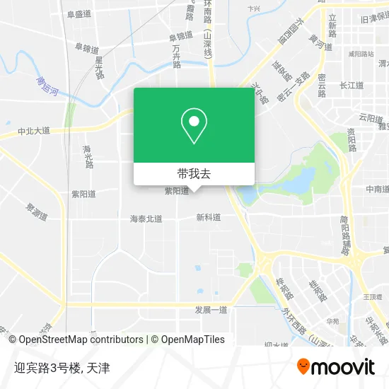 迎宾路3号楼地图