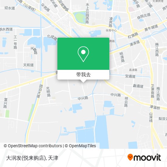 大润发(悦来购店)地图