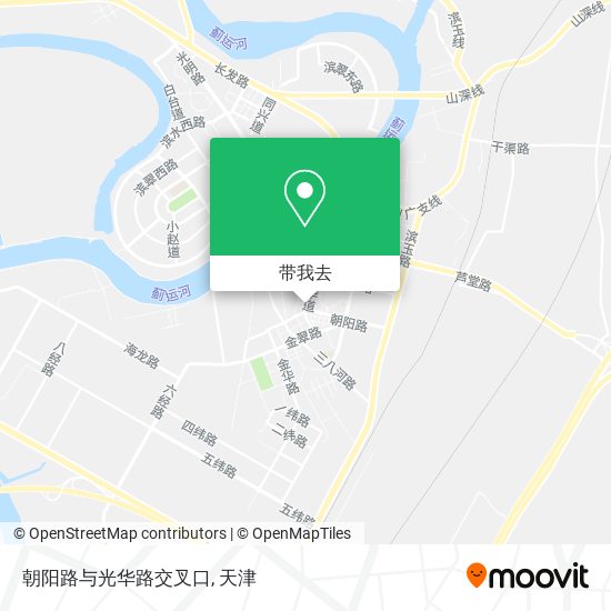朝阳路与光华路交叉口地图