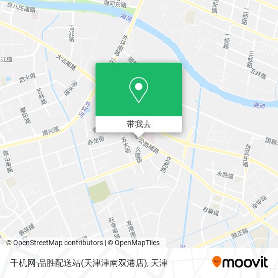 千机网·品胜配送站(天津津南双港店)地图