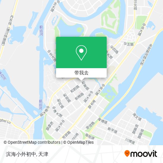 滨海小外初中地图