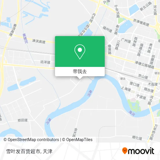 雪叶发百货超市地图