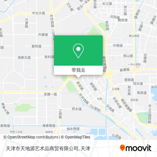 天津市天地源艺术品商贸有限公司地图