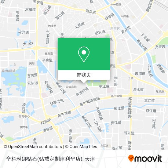 辛柏琳娜钻石(钻戒定制津利华店)地图